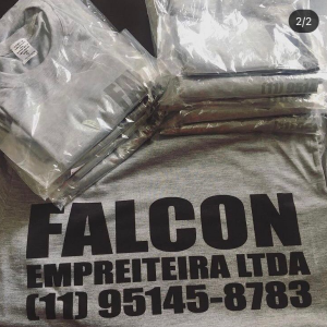 Camiseta colorida poliéster  frente e verso   apenas tons claros