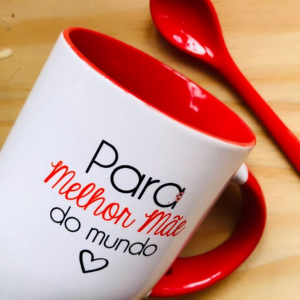 Caneca com colher      